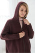 Image 7 of Merino wool sweater with long sleeves and a zipper Alice from Baltic Linen